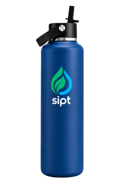 Blue 32 oz water bottle